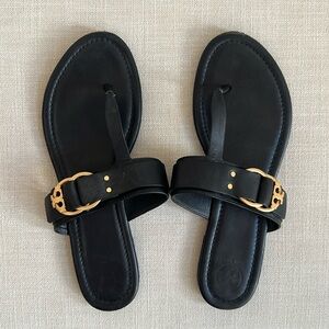 Tory Burch Size 10 Black Sandals